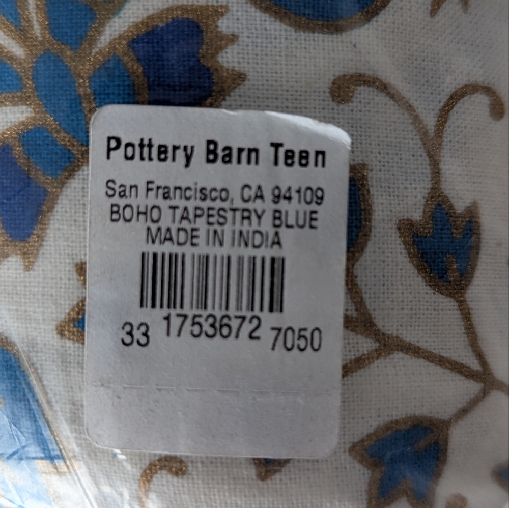 Pottery Barn Mandala Boho Tapestry wall hanging NEW - Picture 5 of 5